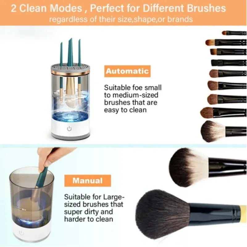 Auto Makeup Brush Cleaner