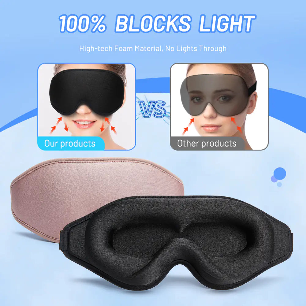 3D Comfort Memory Foam Eye Mask